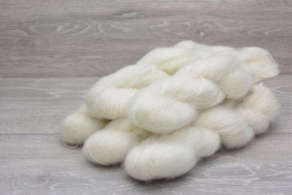 Lace Weight 72% Superkid Mohair 28% Mulberry Silk 5 x 50gm Pack