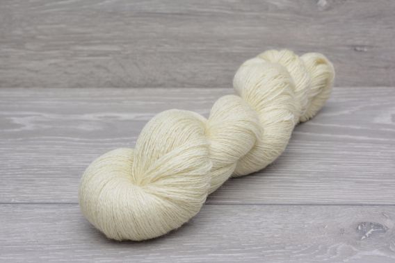 Lace Weight 100% Superwash Bluefaced Leicester Wool Yarn 100gm hank